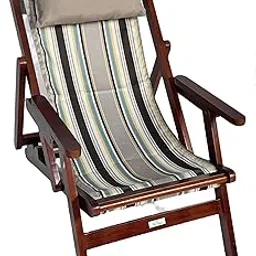 OAK N' OAK | Ultimate Easy Chair, Shake Proof, Solid Hardwood, Sturdy, Inclining 3 Position, Relaxing Furniture with Head Pillow for Indoor, Home, Living Room |L 50.50” x H 33.50” x W 20.50” Inches-picture-15