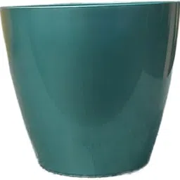 SARO Flower pots IRIS 5inch Mettalic Green - 5nos-image-4