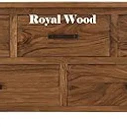 Royal Wood Sheesham Wood Handicrafts Chest of 5 Drawers Storage Furniture for Living Room Bedroom Hall Home Office and Multipurpose Use-picture-31