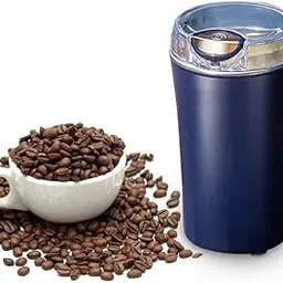 Portable Mini Heavy Electric Dried Coffee Grinder Spice Grinder Stainless Steel 4 Blade Dry Herbs Grain Seasoning Spices Mill Powder Machine Nuts Cereals Bean Chopper Crusher image 1