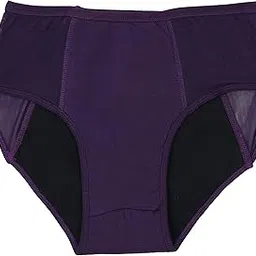 tippsy Go pad Free High Flow Period Panty Hipster Leak Proof Underwear for High Flow,Reusable for 2 Years Without Pads (Pack of 1)-picture-48