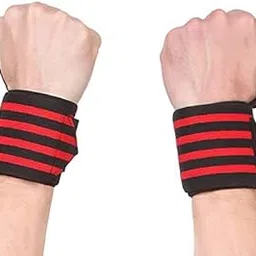 Evertop Fit Wrist Supporter for Gym Wrist Band for Men Gym & Women with Thumb Loop Straps - Wrist Wrap Gym Accessories for Men Hand Grip & Wrist Support Sports Straps for Gym- 4RBL-picture-58