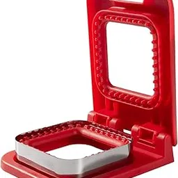 AEXONIZ TOYS Sandwich Cutter and Sealer Square Pocket Bread Mold Uncrustables Sandwich Maker for Kids, Stainless Steel Baking Tools Great for Lunchbox Bento Box (Square Sandwich Cutter)-image-9