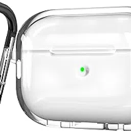 skysia Transparent Case for Airpods Pro 2 – Clear Soft Silicone Protective Cover with Keychain, Shockproof, Anti-Yellowing, LED Visible, Wireless Charging Support (Pack of 1)-picture-53