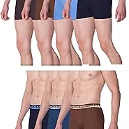 lux venus Men's Cotton Classic Modern Solid Trunks-picture-23