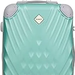 Cabin Trolley Bag Hard Case Polypropylene, 8 Spinner Wheels, 360° Wheeling Carry on Luggage, Travel Bag, Suitcase for Travel, Trolley Bags for Travel, (55cm) Mint Green-image-2