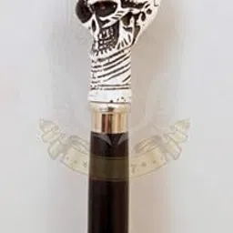 Spartan Street Skull Handle Walking Stick Vintage Collectible Handle FINE Shaft Walking Cane-picture-40
