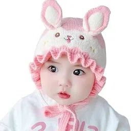 reffer Baby Winter caps Unisex Beanie fit for 6 Months to 3 Years Old Toddler Baby Woolen Winter Caps for Kids Boy's and Girl's Free Size-picture-18