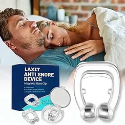 Laxit Anti Snoring Device, Snore Free Nose Clip, Snoring Solution, snoring stopper, Sleeping Aid Devices for Ease Breathing, Silicone Magnetic Nose Clip For Men Women Relieves Nasal Better Breath (2)-image-80