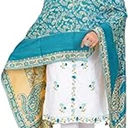 prahlad rai & grand son Women's Stole/Scarf - 100% Soft Viscose, Reversible Printed Stole for Women, Pack of 1 - Multi Colour Shawl for Winter-picture-43