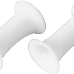 2 PCS 4 Gauge 5mm Silicone Tunnel Ear Plug Expander Stretcher (White)-image-40