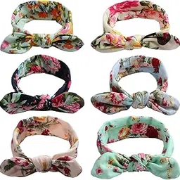 Bembika,Multi-Colour,knotted headband for baby girl,Nylon Headband For Girls, Hairbands for Kids infant Headband, 6S-picture-20