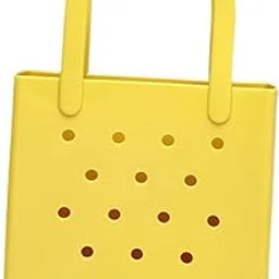 enakshi (label) Women Girls Beach Bag Waterproof Tote Bag Handbag Portable Summer Travel Bag Yellow|Clothing, Shoes & Accessories | Womens Handbags & Bags-picture-38