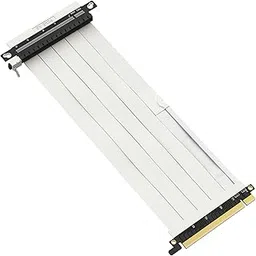 LINKUP - Ultra PCIe 4.0 X16 Riser Cable [RTX3090 RX6900XT x570 B550 Z590 Tested] Shielded Extreme High-Speed Vertical Mount Gaming PCI Express Gen4┃Reverse GPU Socket (25cm) Designed for ITX┃White-picture-21