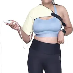 JSB H15 Frozen Shoulder Orthopedic Electric Heating Pad Heat Therapy Belt for Pain Relief – Complete Coverage For Neck & Shoulder – Universal Design – Even Heat Distribution – Heating Pad For All-image-26