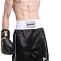 Xpeed Boxing Shorts Men Boxing Shorts Sports Shorts Men's Sports Shorts Adult Senior Boxing Shorts (M Black)-picture-31