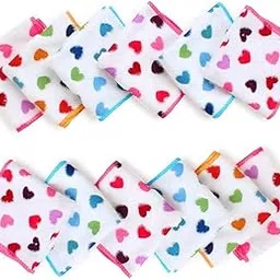 Aenon Fashion is my passion Face Towel/Handkerchief/Rumal Microfiber Small Size - Soft and Super Absorbent Face Towels for Women's, Kids and Newborn Babies - 25x25 CM Combo (12)-image-32