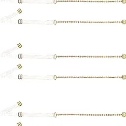 Sensual Lady Women's Rhine Stone Transparent Bra Straps | Diamond Shoulder Straps | Free size | Color- Black/Silver/Gold-picture-41