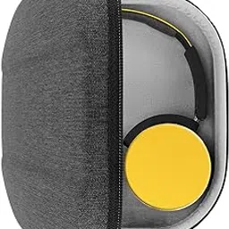 Geekria Shield Headphones Case Compatible with JBL, Sony, AKG, Skullcandy, Replacement Hard Shell Travel Carrying Bag with Cable Storage (Dark Grey)-image-79
