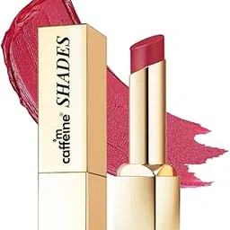 mCaffeine Shades Creamy Matte Kiss Bullet Lipstick | Moisturizing & Lightweight | Comfortable, Non-drying & Long Stay Lipstick | Infused with Cocoa Butter & Vitamin E | 3.5 g - Crushed Berry-image-72