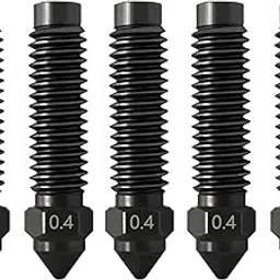 3D Printer 5PCS 0.4mm Nozzles Kit for Elegoo Centauri Carbon/Centauri- Included 5pcs Hardened Steel Nozzles High Temperature and Wear Resistant 3D Printer Extruder Hotend Nozzle Accessories-picture-32