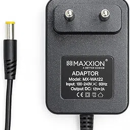 MAXXION 12V 2A DC Power Supply Adapter for LED Strip, CCTV Camera, Setup Box, Broadband, Routers, NVR, (Max 24W) (1.5 mtr Cable) (12V 2Amp), Black-image-21