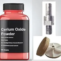 Cerium Oxide Car Scratch Remover With Polishing Disc Namada Felt Disc 4" Dia Car Polish Stain Remover 500 G-picture-28