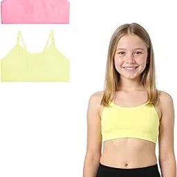 a.t.u.n. (all things uber nice) Girls Cotton Beginners Bra for Teen and Teenagers (Pack of 2) | Non-Padded Training Bra with Adjustable Straps | Comfortable Daily Innerwear-picture-32