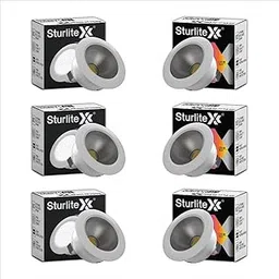 Sturlite Jasper 1 W LED Spotlight| 6500K Cool White Color Temperature| 36mm-Cutout & Compact Design Ceiling Ligh| CRI Tech with High Voltage Protection Downlight - Pack of 6-image-12