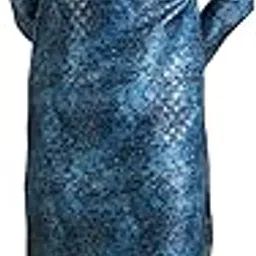 manyavar Men's Art Silk Metallic Print Kurta Pyjama Set (2pcs)-picture-36
