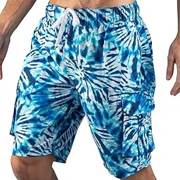 kanu surf Men's Big Viper Extended Size Stripe Swim Trunk-picture-56