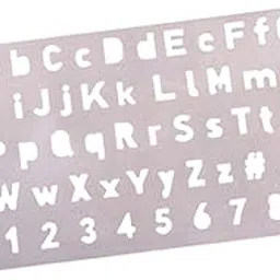 ATORSE Metal Stencil Sturdy Compact Drawing Template for Engraving Planning Drawing|Crafts|Multi-Purpose Craft Supplies|Stencils & Templates-picture-22