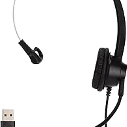 H360D USB Business Headset, Single Ear Noise Reduction Headphone with Mic Mircrophone, for Telephone Office PC VOIP Call Center Online Course Conference-picture-10