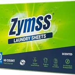 ZYMSS Laundry Detergent Sheet – 120 Loads | Revolutionary Laundry Sheet For Top Load & Front Load Washing Machine | ENZYME Based formula | NABL Accredited (Single Pack, Scented)-image-97