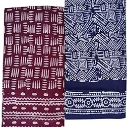 priyanshi MEN'S Pure Cotton Wax Batik Handloom Lungis for Men Pack Of 2 (2 25 mtr L49)-picture-22