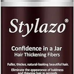 Stylazo Keratein Powder Thickening Fiber for Baldness & Volumizer 30 gram (Natural Black)-picture-17