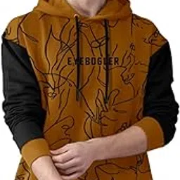 noble monk Men's Printed Cotton Blend Hooded Neck Sweatshirt | Full Sleeves | Casual Hoodie for Men-picture-16
