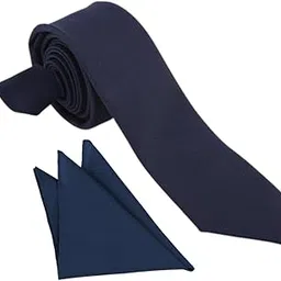 label punya Matte Finish Microfiber Solid Slim Formal Men's Ties Plain Casual Ties For Men's/Gents/Boys (Combo Pack)-picture-54
