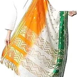 masrat collection Republic day/Independence day Tricolor/Tricolour/Tiranga Stole, Dupatta, Scarf For Adult, Kids-picture-66