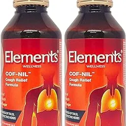 KunhaR Wellness Ayurvedic Cof Nil Cough Relief Formula Cough Syrup – Non-Drowsy (Pack of 2), Low Sugar, Suitable for Adults & Children, 200ml-image-3