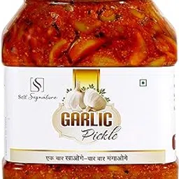 Self Signature Ghar Ka Bana Garlic Pickle, Lahasun Ka Achaar (1kg)-picture-31