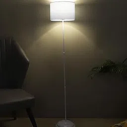 tu casa Metal Floor Lamp (Foldable) - Standing Lamp for Living Room & Bedroom, Elegant Home Decor Item, (Sky Blue Shade)-picture-22