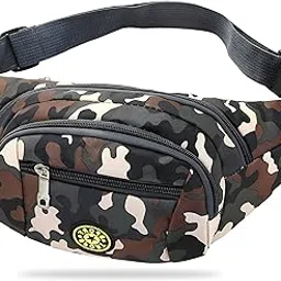 Premium Unisex Waist Bag for Men and Women - Stylish Fanny Pack, Hip Bag, Travel Money Belt (Blue)-image-50
