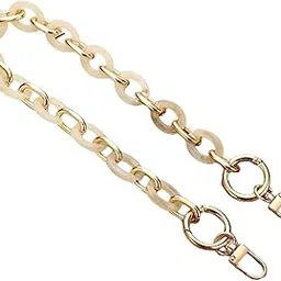 jazzy pearls Acrylic Alloy Bag Chain Strap Durable Replacement Trips Commuting Street Apricot 40cm|Clothing, Shoes & Accessories | Womens Handbags & Bags | Handbag Accessories-picture-24