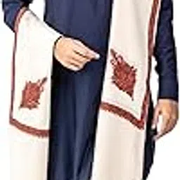 naureen Men Pashmina Blend Lohi with Kunj Design, Warm and Soft, 50x100 inch-picture-12