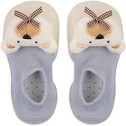 gebusmart Socks Shoes for Boys & Girls | Stretchy, Soft & Breathable with Non-Slip Sole (Green, Pink, Blue, Orange, Yellow) | Sizes 0M-18M-picture-37