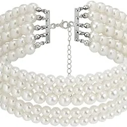 shining diva fashion Latest Stylish Fancy Jewellery Set Pearl Necklace for Women and Girls (16212np)-picture-33