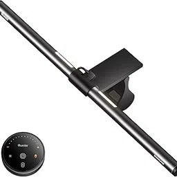 Quntis Monitor Light Bar ML214, Screen Monitor Lamp with Backlight for Eye Caring, Dimmable Screen Light Bar Computer Light No Screen Glare Home Office Desk Lamp-image-0