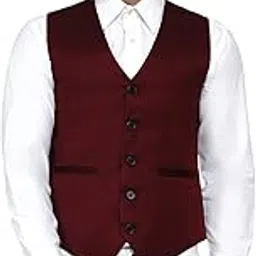 veera paridhaan Men's Solid Waistcoat-picture-10