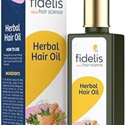 Fidelis Herbal Hair Oil For Men & Women | Promotes Hair Growth & Reduces Hair Fall | With Long, Strong and Shiny Hair | Mineral Oil Free | 100 ml (Pack of 1)-picture-24